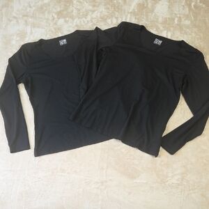 32 Degrees Women's Long Sleeve Tees - Black
